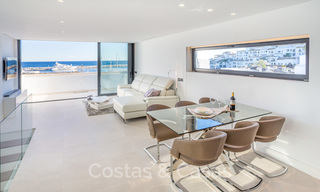 Stunning, fully renovated high end penthouse apartment for sale in the marina of Puerto Banus, Marbella 19247 