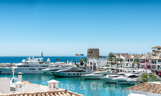 Stunning, fully renovated high end penthouse apartment for sale in the marina of Puerto Banus, Marbella 28522 