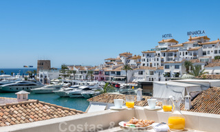 Stunning, fully renovated high end penthouse apartment for sale in the marina of Puerto Banus, Marbella 28523 