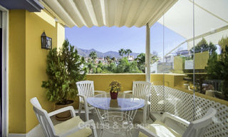Spacious penthouse apartment for sale on the Golden Mile, Marbella at walking distance to the beach and all amenities 19076 
