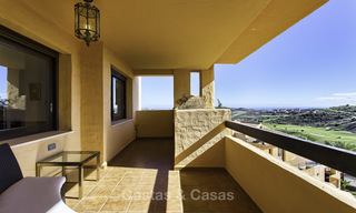 Very spacious, modern 4-bed penthouse on a golf course for sale, with panoramic views, Mijas, Costa del Sol 19021 