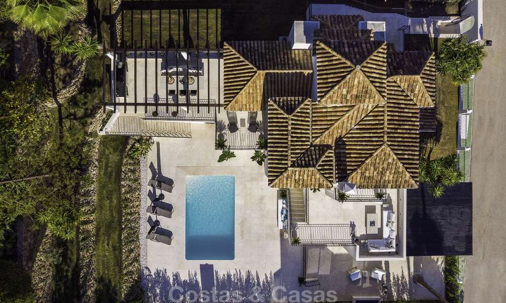 Fully renovated modern-Mediterranean luxury villa for sale in Nueva Andalucia´s Golf Valley, Marbella 19206