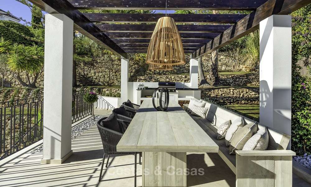 Fully renovated modern-Mediterranean luxury villa for sale in Nueva Andalucia´s Golf Valley, Marbella 19209