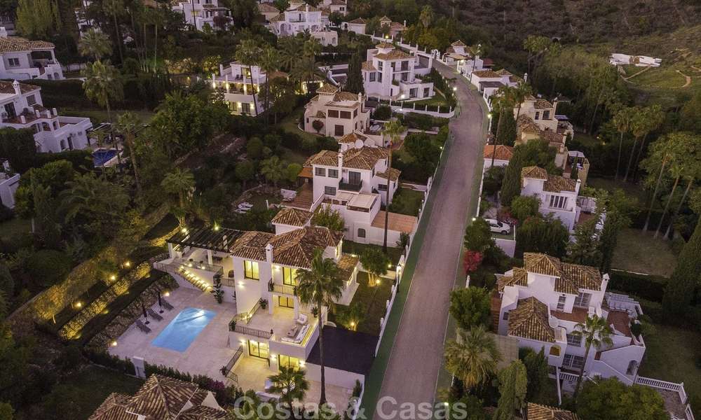 Fully renovated modern-Mediterranean luxury villa for sale in Nueva Andalucia´s Golf Valley, Marbella 19234