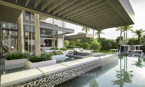 Off-plan masterpiece designer villa with approved building license for sale, Golden Mile, Marbella 19237
