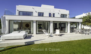Brand new contemporary villa for sale, furnished and move-in ready, Golf valley, Nueva Andalucia, Marbella 19273 
