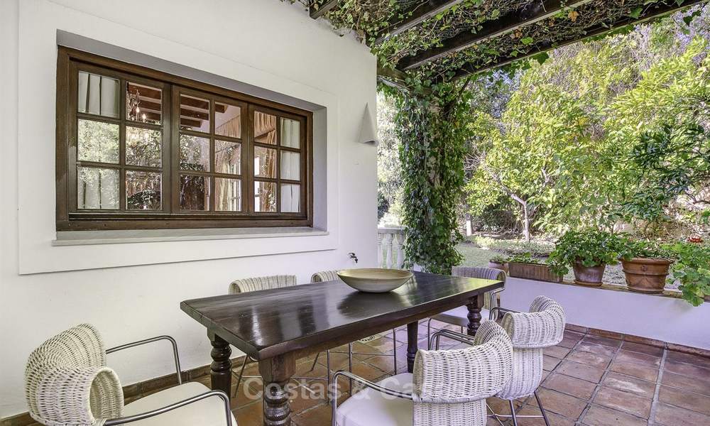 Charming Italian rustic villa on a double plot for sale, completely renovated, Marbella - Estepona 19293