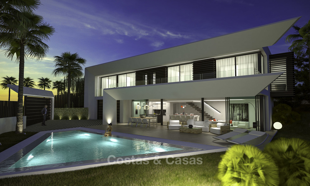 New contemporary luxury villas with panoramic sea views for sale in East Marbella 19321