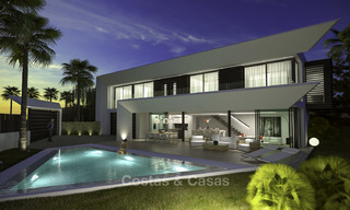 New contemporary luxury villas with panoramic sea views for sale in East Marbella 19321 