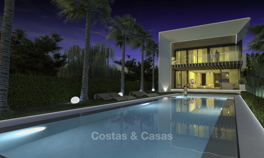 New contemporary luxury villas with panoramic sea views for sale in East Marbella 19326