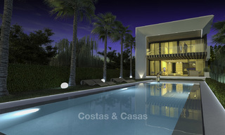 New contemporary luxury villas with panoramic sea views for sale in East Marbella 19326 