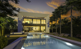 New contemporary luxury villas with panoramic sea views for sale in East Marbella 19330 
