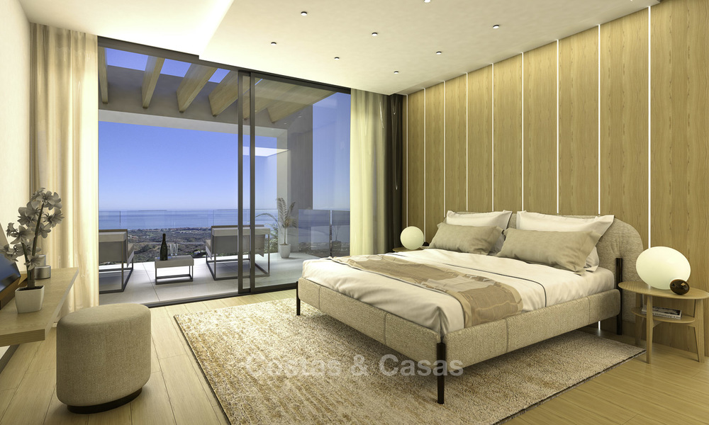 New contemporary luxury villas with panoramic sea views for sale in East Marbella 19332