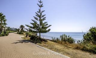Marvellous fully renovated beachfront top floor apartment with stunning sea views for sale, West-Estepona 19389 