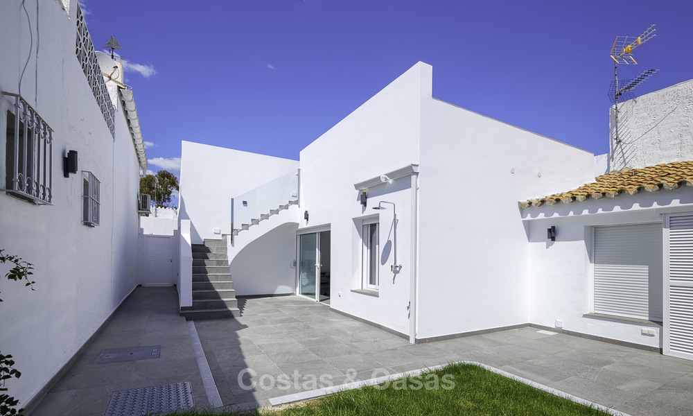 Two cosy, fully renovated townhouses for sale as one on the New Golden Mile, East Estepona 19366