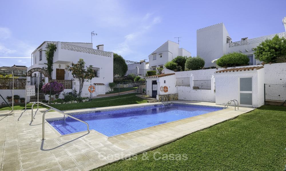 Two cosy, fully renovated townhouses for sale as one on the New Golden Mile, East Estepona 19380