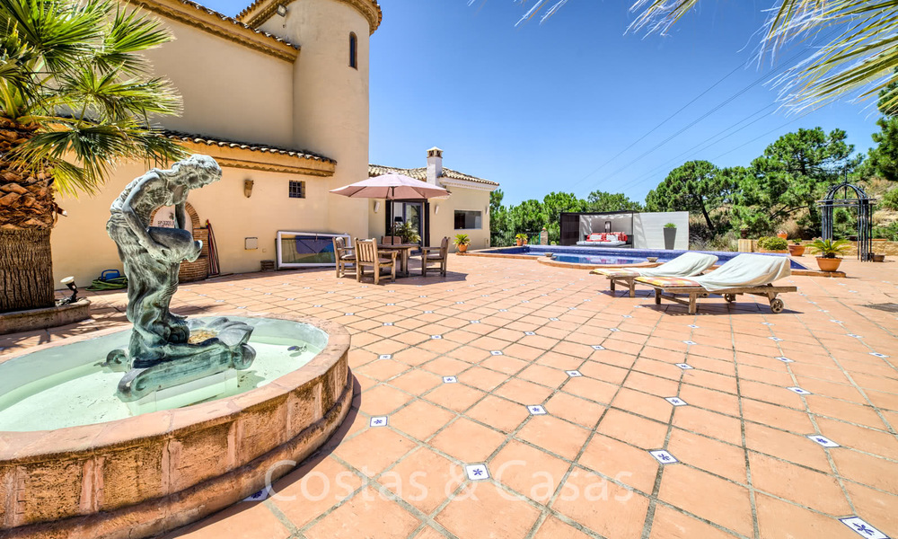 Charming renovated Andalusian villa with stunning sea views for sale in Estepona 19465