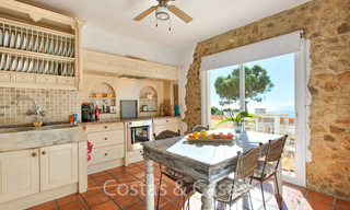 Charming renovated Andalusian villa with stunning sea views for sale in Estepona 19482 
