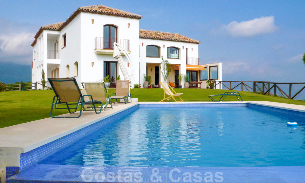Mountain mansion for sale with panoramic coastal and sea views, Marbella - Benahavis, Costa del Sol 37215