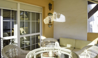 Attractive apartment for sale in a looked after beachfront complex, East Marbella 19578 