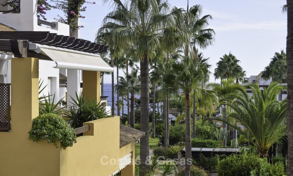 Attractive apartment for sale in a looked after beachfront complex, East Marbella 19588