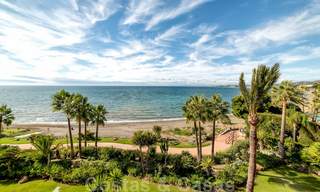 Unique opportunity! First line beach penthouse with sea views for sale in an iconic beach-complex, New Golden Mile, Marbella - Estepona 19610 