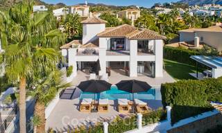 Delightful, completely renovated luxury villa with golf and sea views for sale in Nueva Andalucía, Marbella 19830 