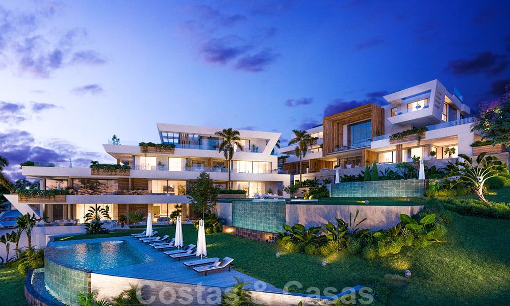 New modern luxury apartments with amazing sea views for sale, frontline golf in Marbella East 19936