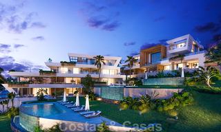 New modern luxury apartments with amazing sea views for sale, frontline golf in Marbella East 19936 