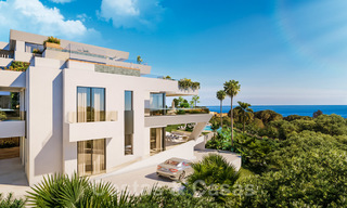 New modern luxury apartments with amazing sea views for sale, frontline golf in Marbella East 19937 
