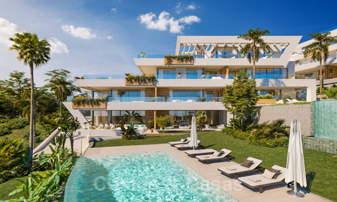 New modern luxury apartments with amazing sea views for sale, frontline golf in Marbella East 19940