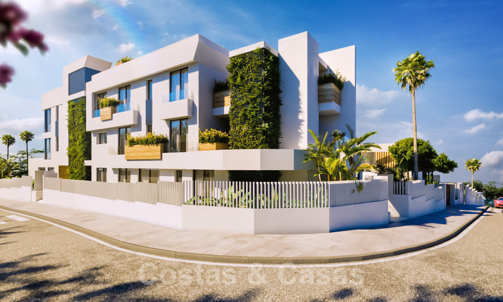 New modern luxury apartments with amazing sea views for sale, frontline golf in Marbella East 19941