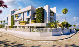 New modern luxury apartments with amazing sea views for sale, frontline golf in Marbella East 19941 