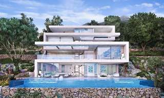 Off-plan modern luxury villa with stunning lake, sea and mountain views for sale in Marbella 19946 
