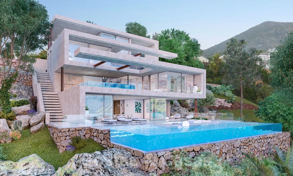 Off-plan modern luxury villa with stunning lake, sea and mountain views for sale in Marbella 19948
