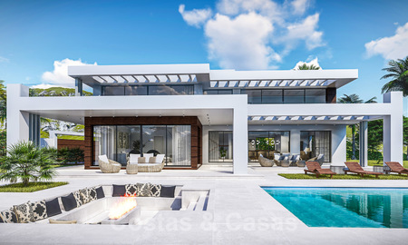 Off plan, to be renovated luxury villa in contemporary architecture for sale, in a sought after urbanisation in East Marbella 19952