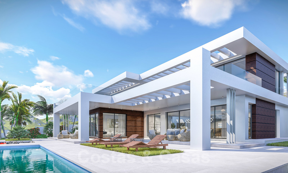 Off plan, to be renovated luxury villa in contemporary architecture for sale, in a sought after urbanisation in East Marbella 19953