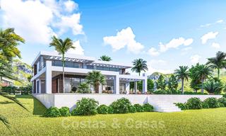 Off plan, to be renovated luxury villa in contemporary architecture for sale, in a sought after urbanisation in East Marbella 19955 