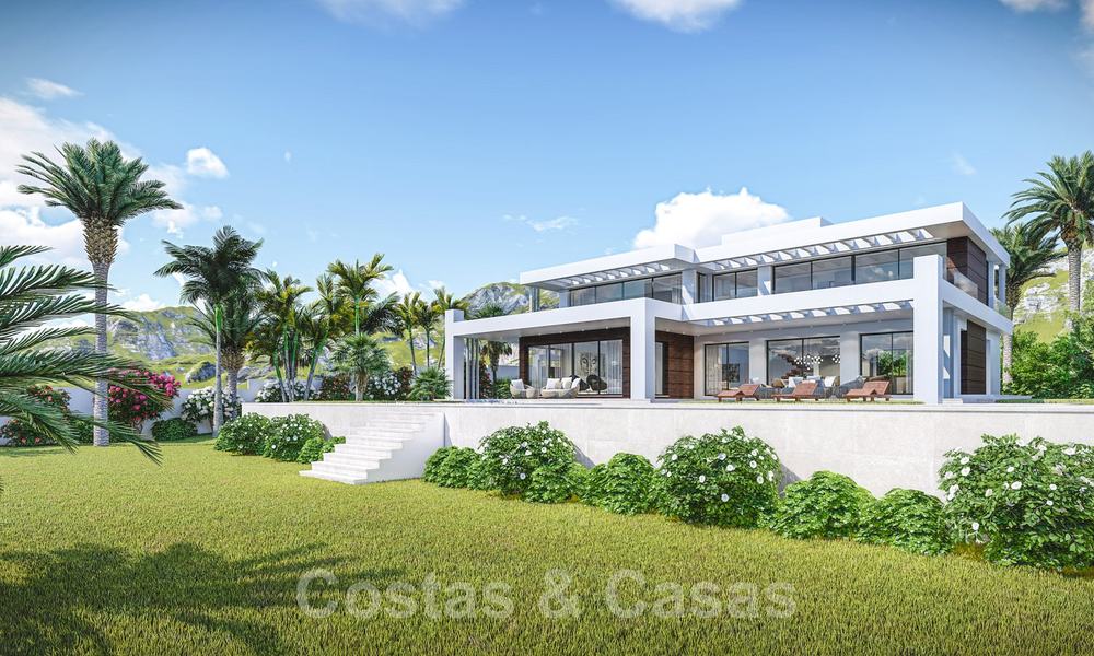 Off plan, to be renovated luxury villa in contemporary architecture for sale, in a sought after urbanisation in East Marbella 19956
