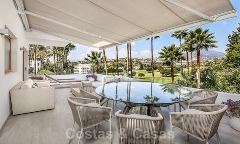 Huge price reduction! Impressive new frontline golf luxury apartment for sale, move-in ready, Nueva Andalucia, Marbella 20038