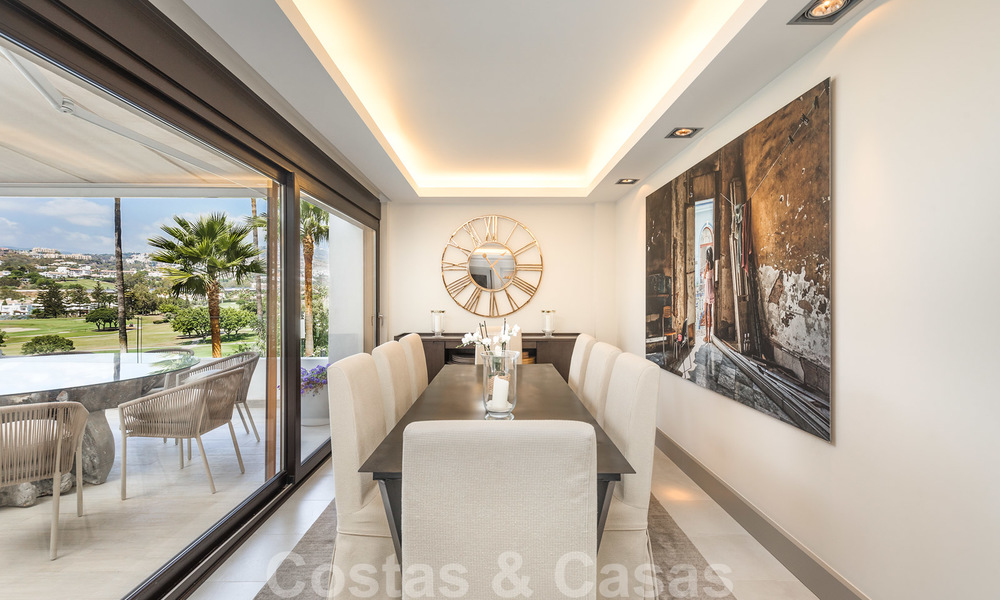 Huge price reduction! Impressive new frontline golf luxury apartment for sale, move-in ready, Nueva Andalucia, Marbella 20041