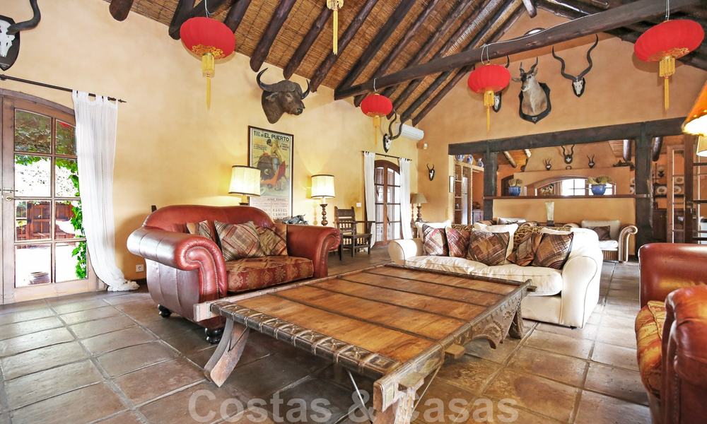 Unique traditional style villa with separate guest house for sale, walking distance to San Pedro centre, Marbella 20598