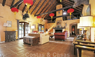Unique traditional style villa with separate guest house for sale, walking distance to San Pedro centre, Marbella 20601 