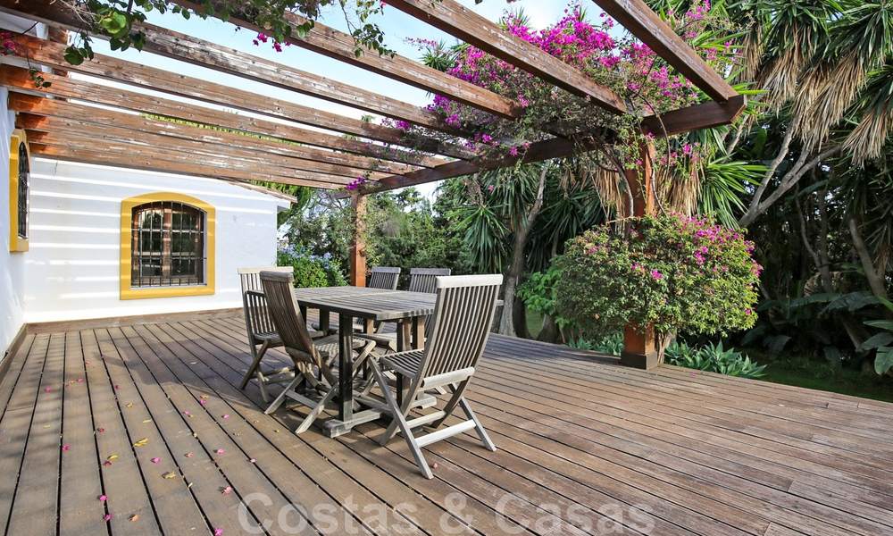 Unique traditional style villa with separate guest house for sale, walking distance to San Pedro centre, Marbella 20621