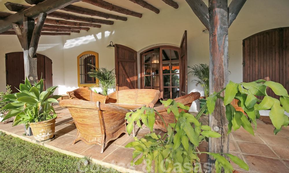 Unique traditional style villa with separate guest house for sale, walking distance to San Pedro centre, Marbella 20623