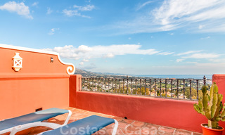 Pristine penthouse apartment with panoramic sea and mountain views for sale in Benahavis - Marbella 20250 