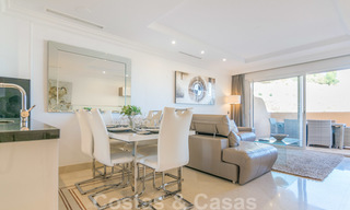 Beautiful apartment with large terrace and nice sea views for sale in a luxury complex with lots of facilities in Nueva Andalucia, Marbella 20102 
