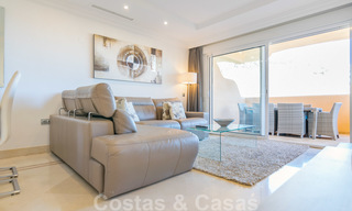 Beautiful apartment with large terrace and nice sea views for sale in a luxury complex with lots of facilities in Nueva Andalucia, Marbella 20107 