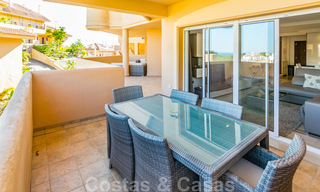 Beautiful apartment with large terrace and nice sea views for sale in a luxury complex with lots of facilities in Nueva Andalucia, Marbella 20120 