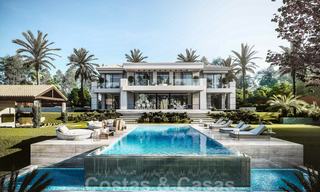 Off plan contemporary luxury villa with panoramic sea views for sale in a gated exclusive golf resort, Benahavis - Marbella 20367 